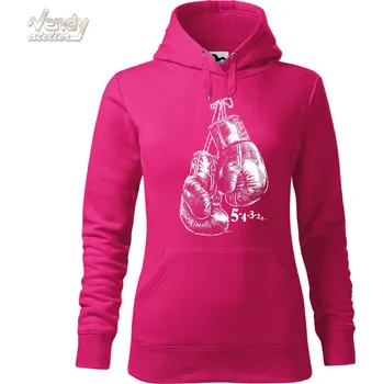 Pánská mikina Mikina - BOX Barva: Purpurová (40), Velikost: XS, Střih: Dámské