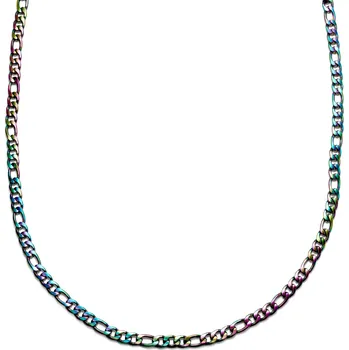 Náhrdelník Curtis Amager Rainbow Figaro řetízkový náhrdelník - Lucleon