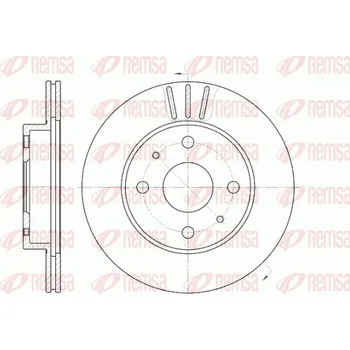 Brzdový kotouč Brzdový kotouč REMSA 6954.10