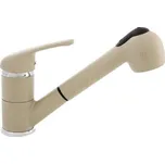 Laveo JUNO 40BE dřezová baterie výsuvná, keramická kartuše 40 mm, im. granit béžový AKCE J4001120