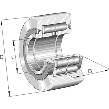 NUTR 40-X-A INA Pojezdová kladka