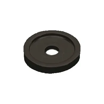 Nábytkové kování reling podložka RETRO rovná černý elox