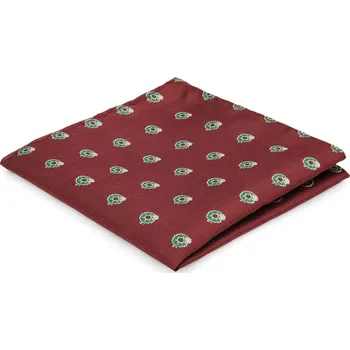 Kravata Vínový vánoční kapesníček do saka - Trendhim