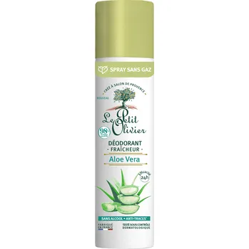 Le Petit Olivier Aloe vera Deodorant ve spreji, 75 ml