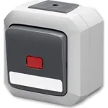 ABB Variant+ vypínač č.2S IP54 šedá 3558N-C02512 S s popisovým polem