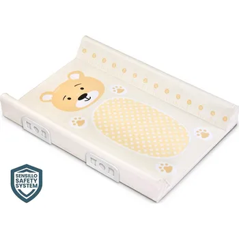 Přebalovací podložka Přebalovací nástavec Sensillo Medvídek béžový Safety system