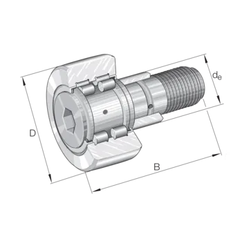 PWKRE 62-2RS-XL INA Snímací kladka