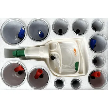 Masážní přístroj Vakuové masážní baňky 12 kusů + pumpa