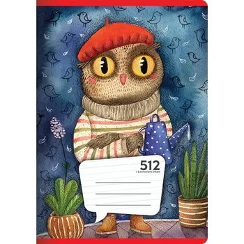 Školní sešit A5, 10 listů – linkový 512 s 2 pomoc.lin.