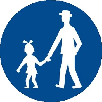 Dopravní značka Dopravní značka C7a - Stezka pro chodce - Standardní kruh 700mm