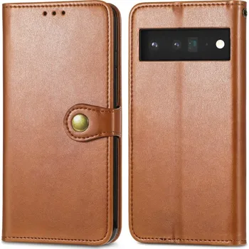 Příslušenství pro tablet VSECHNONAMOBIL 36727 LEATHER BUCKLE Peněženkový obal Google Pixel 6 hnědý