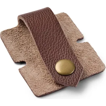 kabelová chránička Organizér na kabely | Tmavě hnědá kůže | Velký - Trendhim