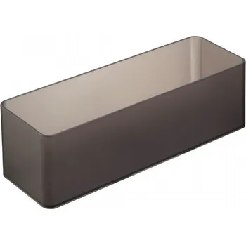 Úložný box Yamazaki, Stohovatelné organizéry Tower 3647 | vel.L/hluboké/tmavé | 2ks