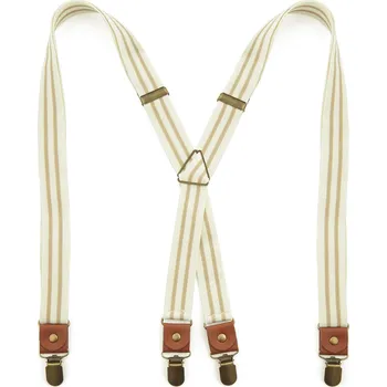 Kšandy Klasické béžovo-smetanové šle - Tailor Toki