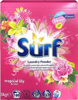 Prací prášek Surf Tropical Lily & Rose prací prášek 5 kg