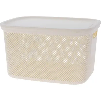 Úložný koš Excellent KO-027000210bezo s víkem 18 l béžová
