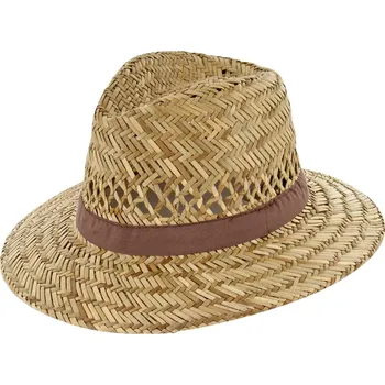 Klobouk Pánský klobouk Camberra, sláma, velikost 56, přírodní, hnědá G33620056