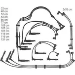 BERU Sada kabelů pro zapalování BE ZE751 + DOPRAVA ZDARMA!