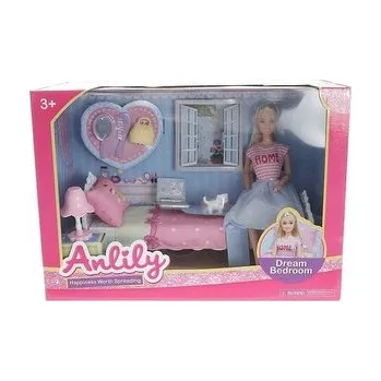 Panenka Lalka 29cm z sypialnią