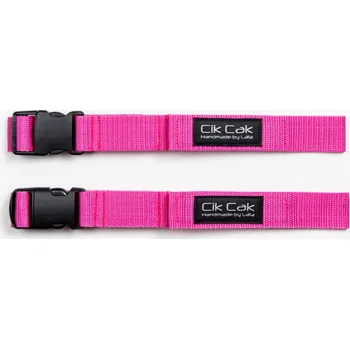 Kočárek Cik Cak Úchyty na odrážedlo tmavě růžová