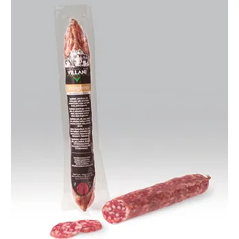 VILLANI salame strolghino 190 g Kvalitní tenký salám s jemnou konzistencí