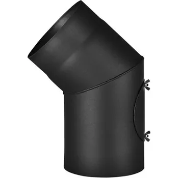 Kouřovod Kouřovod koleno 180/45°/2 mm s čistícím otvorem