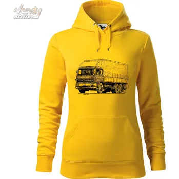 Pánská mikina Mikina - Liaz 122 Barva: Žlutá (04), Velikost: L, Střih: Dámské