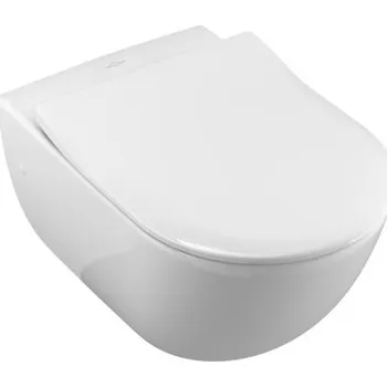 Klozet Villeroyboch VILLEROY & BOCH SUBWAY závěsné WC, CeramicPlus, alpská bílá