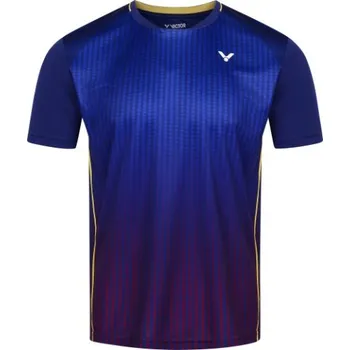 Badmintonové triko Victor T-13101 pánské blue gold modré