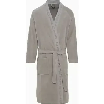 Pánský župan PORSCHE DESIGN Bathrobe Župan šedá (Pohodlný designový župan s velkými kapsami, elegantním šálovým límcem a praktickým páskem.)
