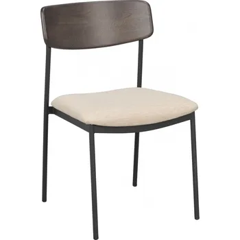 Jídelní židle ROWICO Jídelní židle MAYMONT světle béžová s hnědým opěradlem