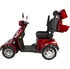 Elektrický invalidní skútr Eroute ES01 elektrický skútr pro seniory červený