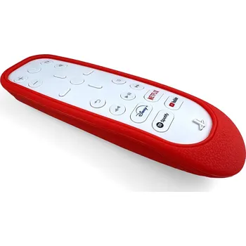 Dálkový ovladač SONY PLAYSTATION 5, PS 5 silikonový obal - barva červená