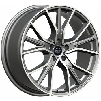 Plechové kolo WSP Disk ZURICH 18.0 7.5 Audi 5X100 Matt Gm Polished 57.10 37.50