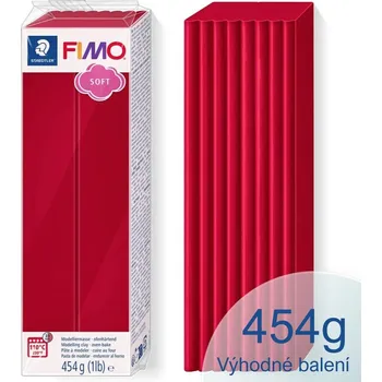 Modelovací hmota FIMO-soft-balení 454g barva 26 Tmavě červená.Velké balení=VÝHODNÁ CENA