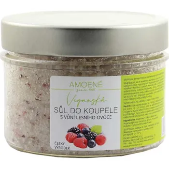 Péče o ruce Veganská magnéziová sůl do koupele lesní ovoce 200g - Amoené s.r.o.