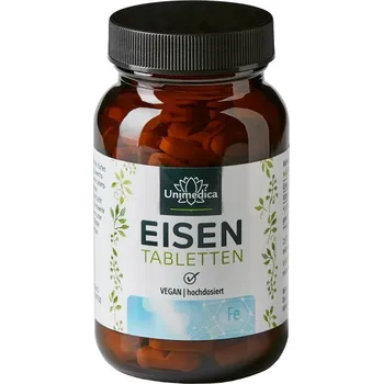 Unimedica Železo bisglycinát 40 mg + Vitamin C 40 mg, 120 tablet