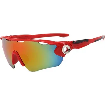 Sportovní sluneční brýle pro muže a ženy - c-červená