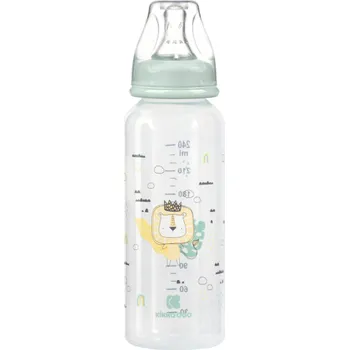 KikkaBoo Kojenecká láhev 240ml 3m+ Savanna Mint