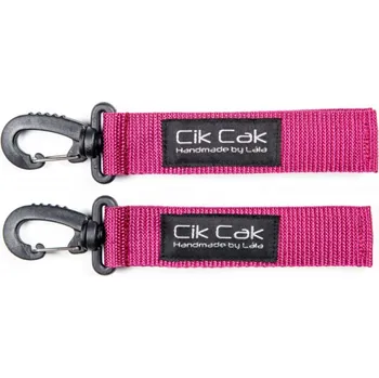 Kočárek Cik Cak Úchyty na kočárek vínová plast