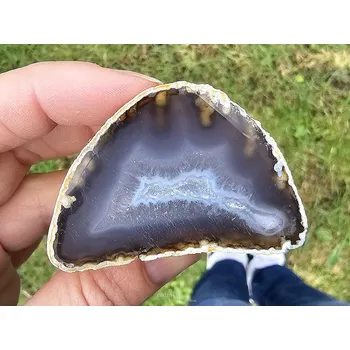 Přírodní kámen Achátová geoda s dutinkou 72g z Brazílie