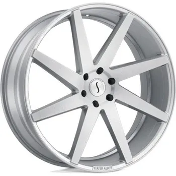 Alu kolo Status BRUTE disk 22x9.5 5X127 71.5 ET35, Stříbrné