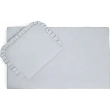 Příslušenství pro dětskou postel a kolébku Maceshka Peřinka a polštář mušelín šedá