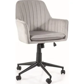 Signal Kancelářská židle Q-886 VELVET světle šedá