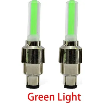 Cyklosvítilna Světla na kolo s LED diodami - 2KS - Zelená