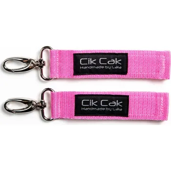 Kočárek Cik Cak Úchyty na kočárek růžová stříbro