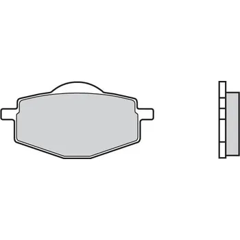 Brzdová destička Brzdové destičky BREMBO Off-Road Sintered Metal - 07YA14SX YAMAHA XT 350 1985-2000