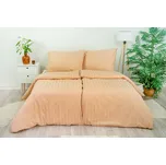 Stanex Ložní povlečení atlas grádl proužek béžový (LS903) Zapínání: Knoflíkové