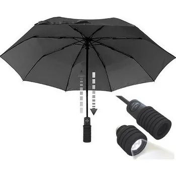 Deštník EuroSchirm deštník Light Trek Automatic Flashlite black