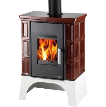 Krbová kamna HAAS+SOHN kachlová kamna EBOLI AL II s výměníkem, hnědá 0332315600000